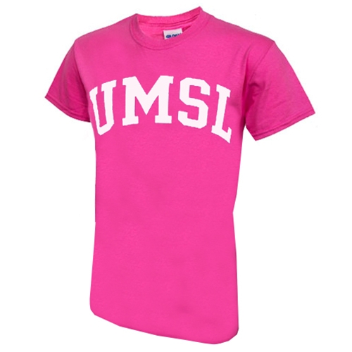 UMSL Azalea Pink Crew Neck T-Shirt
