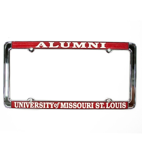 University of Missouri St. Louis Alumni Red Single License Plate Frame
