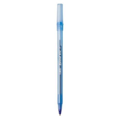 Blue BIC Round Stic Xtra Precision Fine Point Ball Pen
