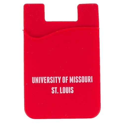 University of Missouri St. Louis Red Cell Phone Card Holder