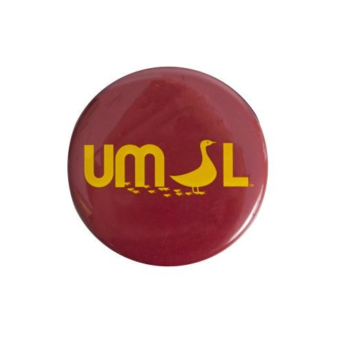 UMSL Goose Red & Gold Button Magnet