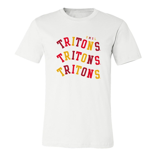 White UMSL Tritons Soft Tee