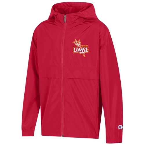 Red Champion® UMSL Tritons Youth Windbreaker Jacket