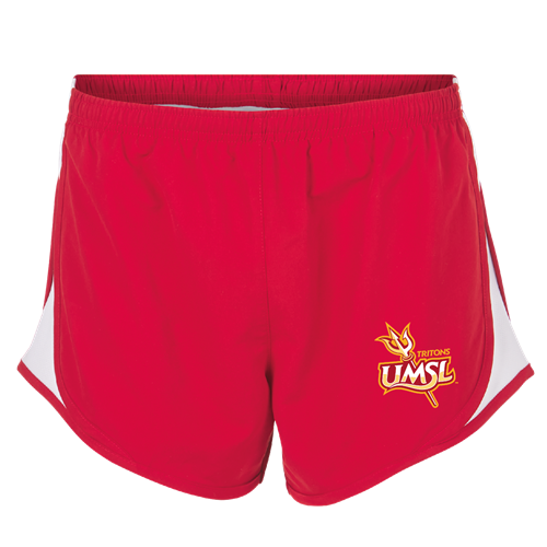 Red and White UMSL Tritons Sport Shorts