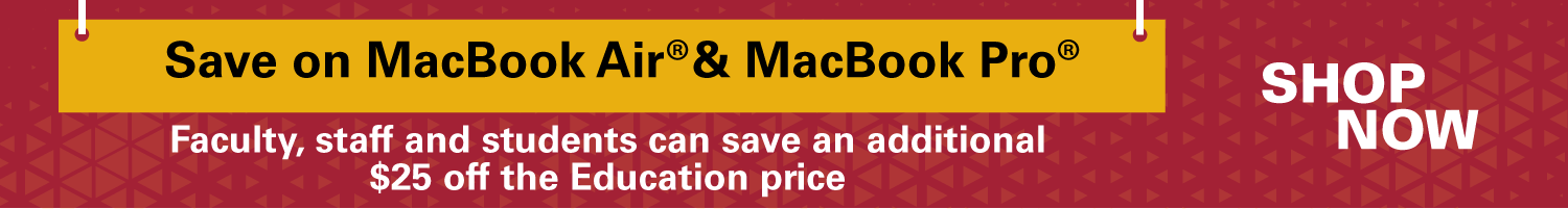 Save $25 on MacBook Air and MacBook Pro!