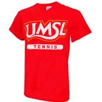 UMSL Tennis Red Crew Neck T-Shirt