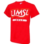UMSL Golf Red Crew Neck T-Shirt