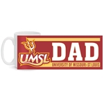 UMSL Dad Red & Gold Ceramic Mug