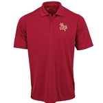 UMSL Triton Logo Left Chest Red Polo Shirt