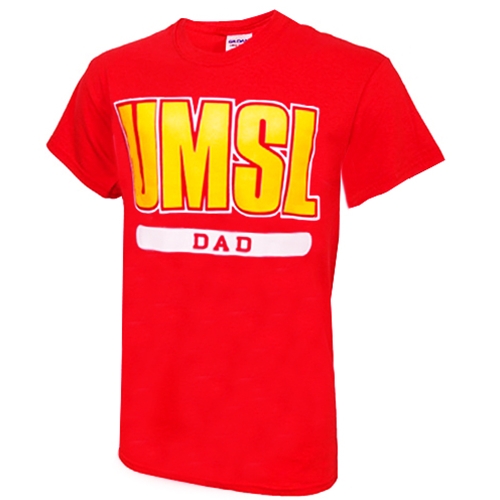 UMSL Dad Red Crew Neck T-Shirt