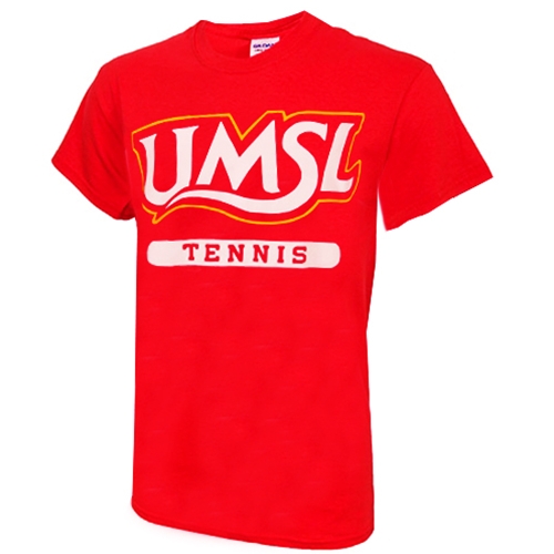 UMSL Tennis Red Crew Neck T-Shirt