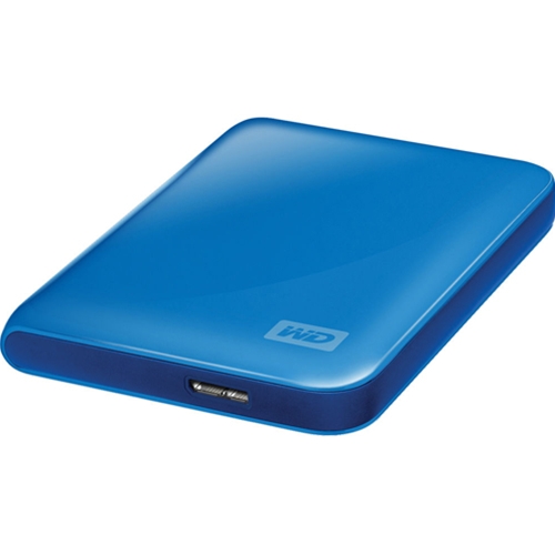 WD My Passport Essential 500GB Blue Portable Hard Drive