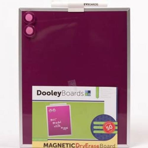 Dooley Boards 11 x 14 Aluminum Framed Colored Surface Magnetic Marker Board