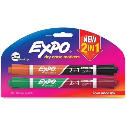 Expo Dual 2-in-1 Dry Erase Markers