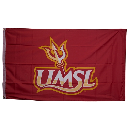 UMSL 3' x 5' Red and Gold Flag