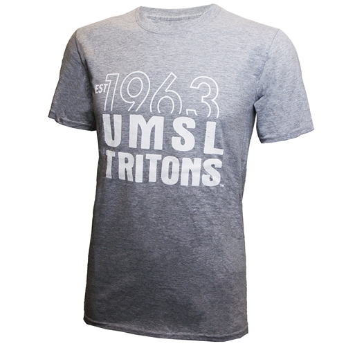 UMSL Tritons Est 1963 Heather Grey T-Shirt