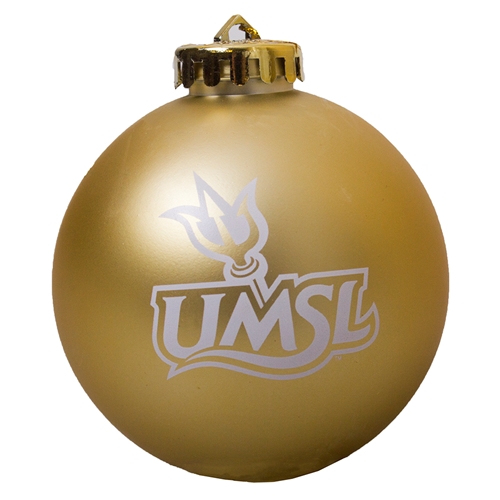 UMSL Tritons Gold Shatterproof Ornament