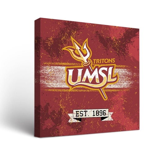 UMSL Tritons Banner Canvas 24x36 Wall Art