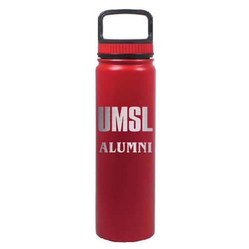 UMSL Alumni Vacuum Insulated Red Water Bottle