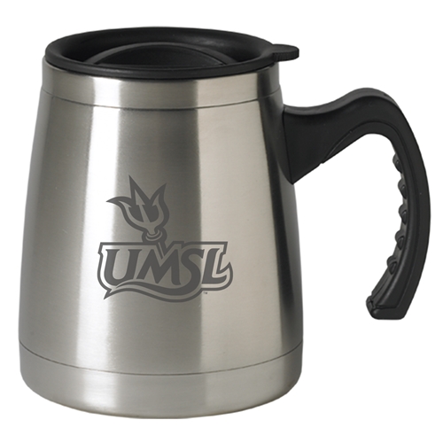UMSL Silver Travel Mug
