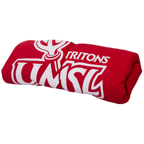 UMSL Tritons Heather Red Sweatshirt Blanket