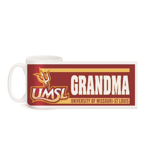 UMSL Grandma Red & Gold Ceramic Mug