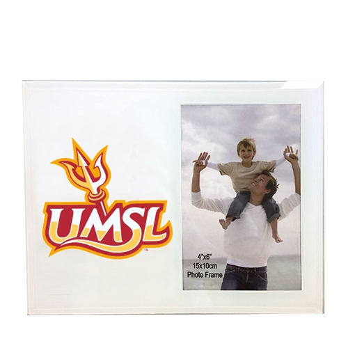 UMSL Tritons White Glass Photo Frame