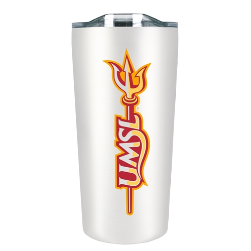 UMSL Tritons White Stainless Soft Touch Tumbler