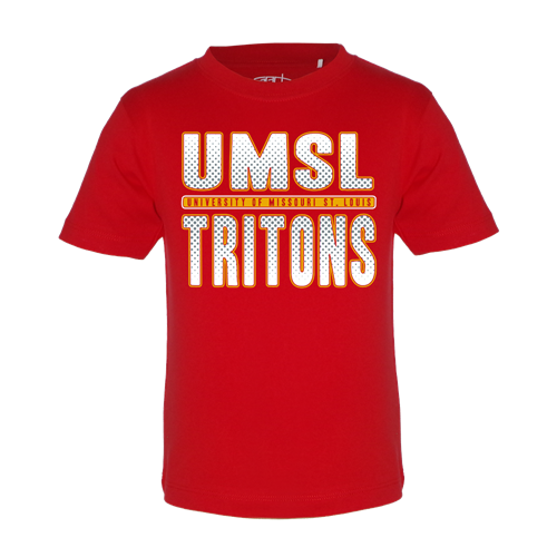 Red Toddler UMSL Tritons Tee