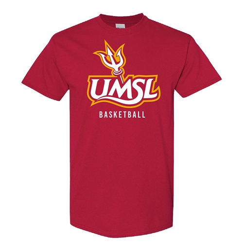 Cardinal Red UMSL Basketball Tee