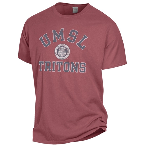 Red UMSL Tritons Comfort Wash Tee