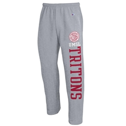 UMSL Tritons Official Seal Grey Open Bottom Sweatpants