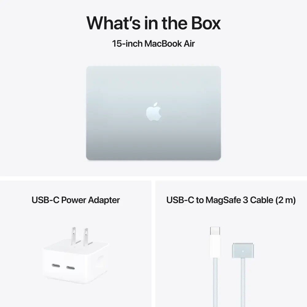 Apple - MacBook Air 15-inch Apple M4 chip Built for Apple